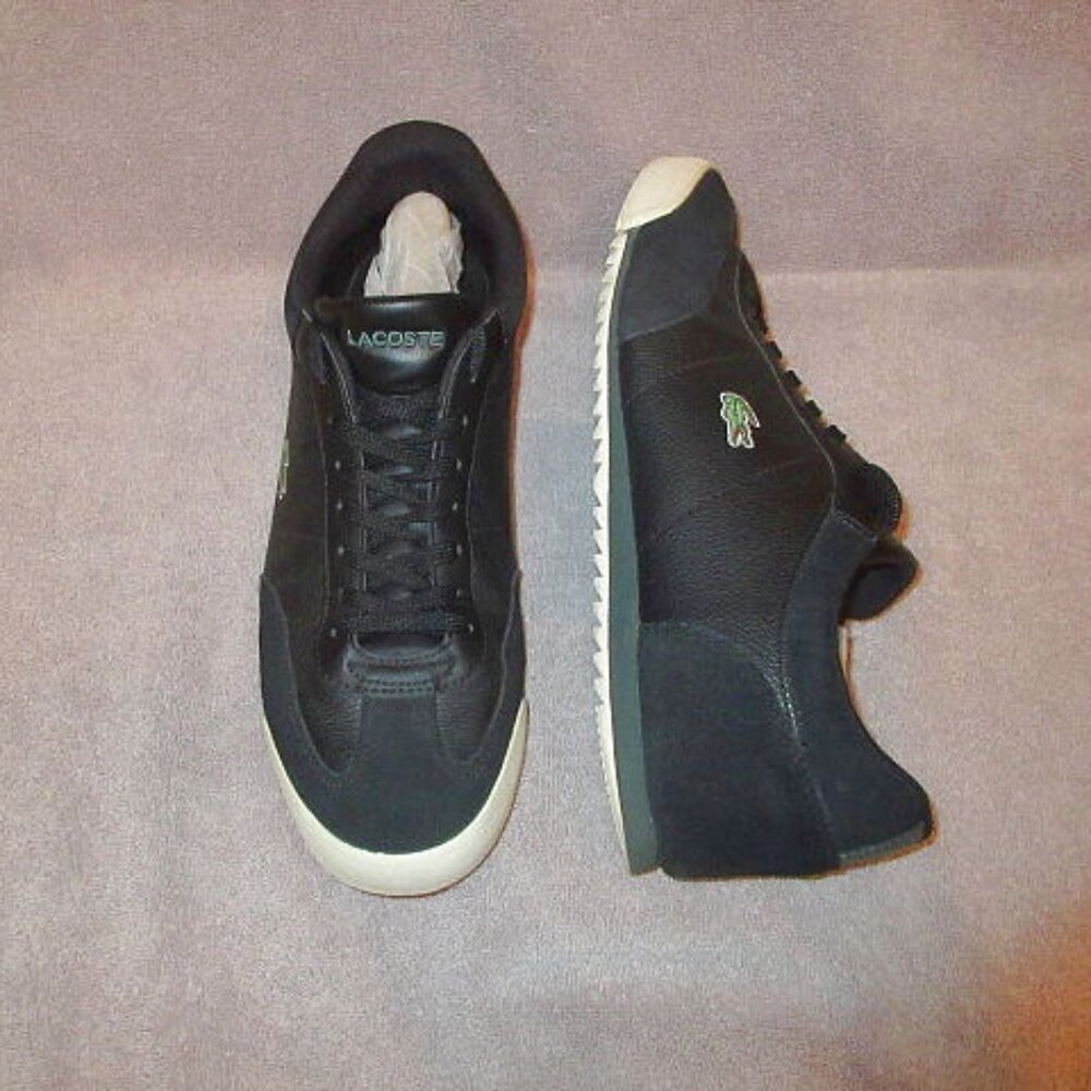 Lacoste Sport Romeau Leather Sneaker Mens 13 Lace Up Shoes Athletic Lifestyle